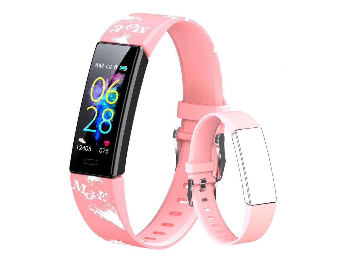 Kids Watch Fitness Tracker, Fitness Watches for Kids, Activity Tracker with Pedometers, Stopwatch, IP68 Waterproof, 11 Sport Modes Smart Watch for Kids Age 6-16 Years Old